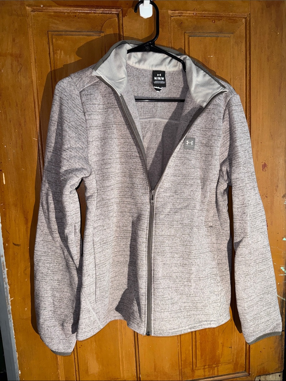 NWOT Under Armour Women's Heather purple Gray Full-Zip Utility Jacket